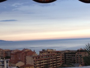 Another photo from M. Rizo's balcony, the apartment overlooks the Mediterranean Sea. Just gorgeous.