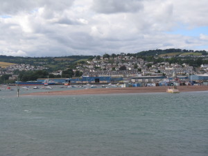 After having afternoon tea at the Mill we traveled to Andrew's favorite spot, Shaldon in Devon County. It is an idyllic village on the coast and it is a soothing and serene place.