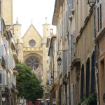 We headed to Aix en Provance today and I was in for a surprise in that I always thought of Provence as a rural area, which it is, though the city Aix en Provence is an ancient city with a long history in the arts. Our first stop was the Musee Granet which had a great collection of art work.